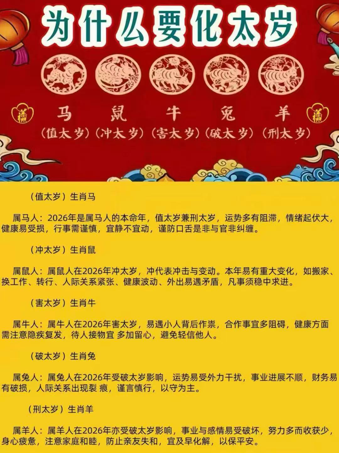 犯太岁运程(犯太岁运程不佳)