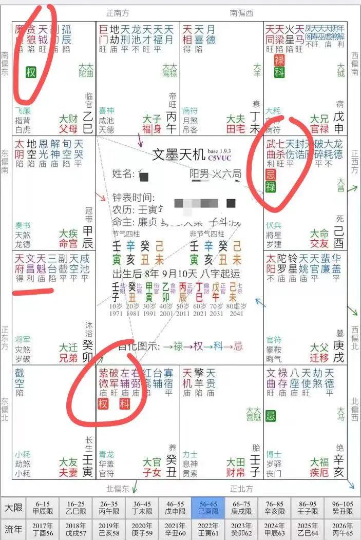 个人命盘解析(个人命盘免费查询)