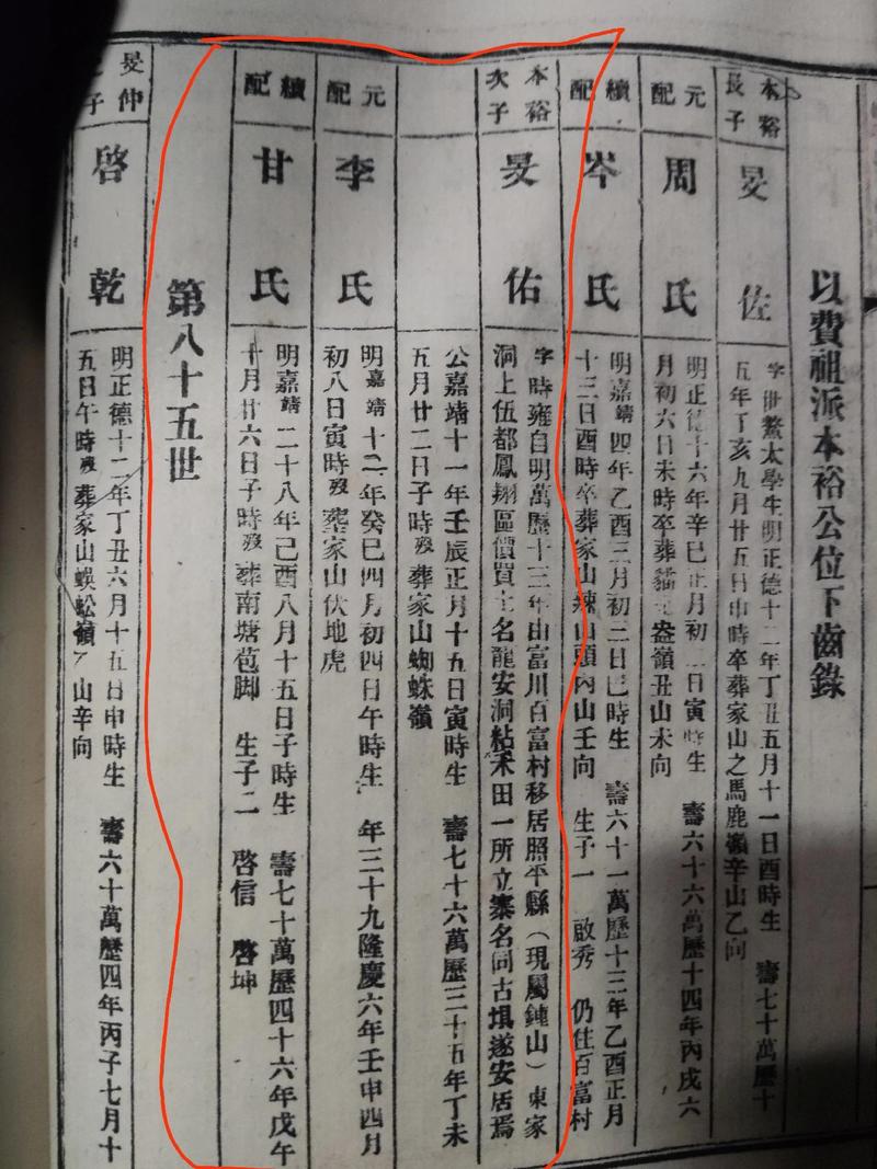 家谱技巧(家谱的顺序怎么写才正确)