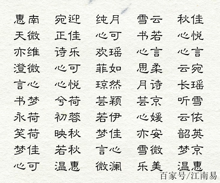宋词起名(宋词名字寓意大全)