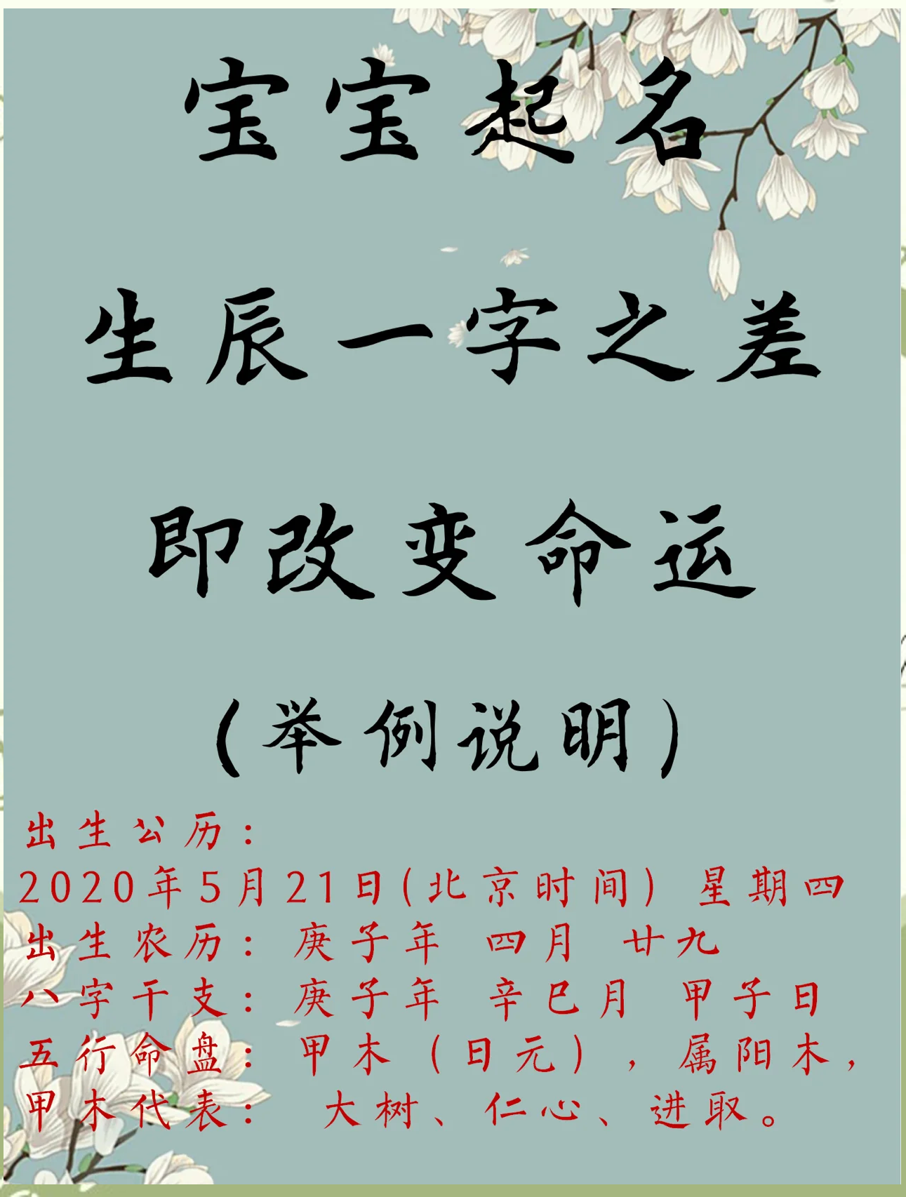 包含起名字2020免费八字起名周易的词条 包含起名字2020免费八字起名周易的词条