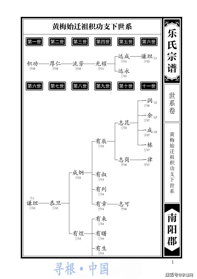 详细族谱解析(详细族谱解析怎么写)