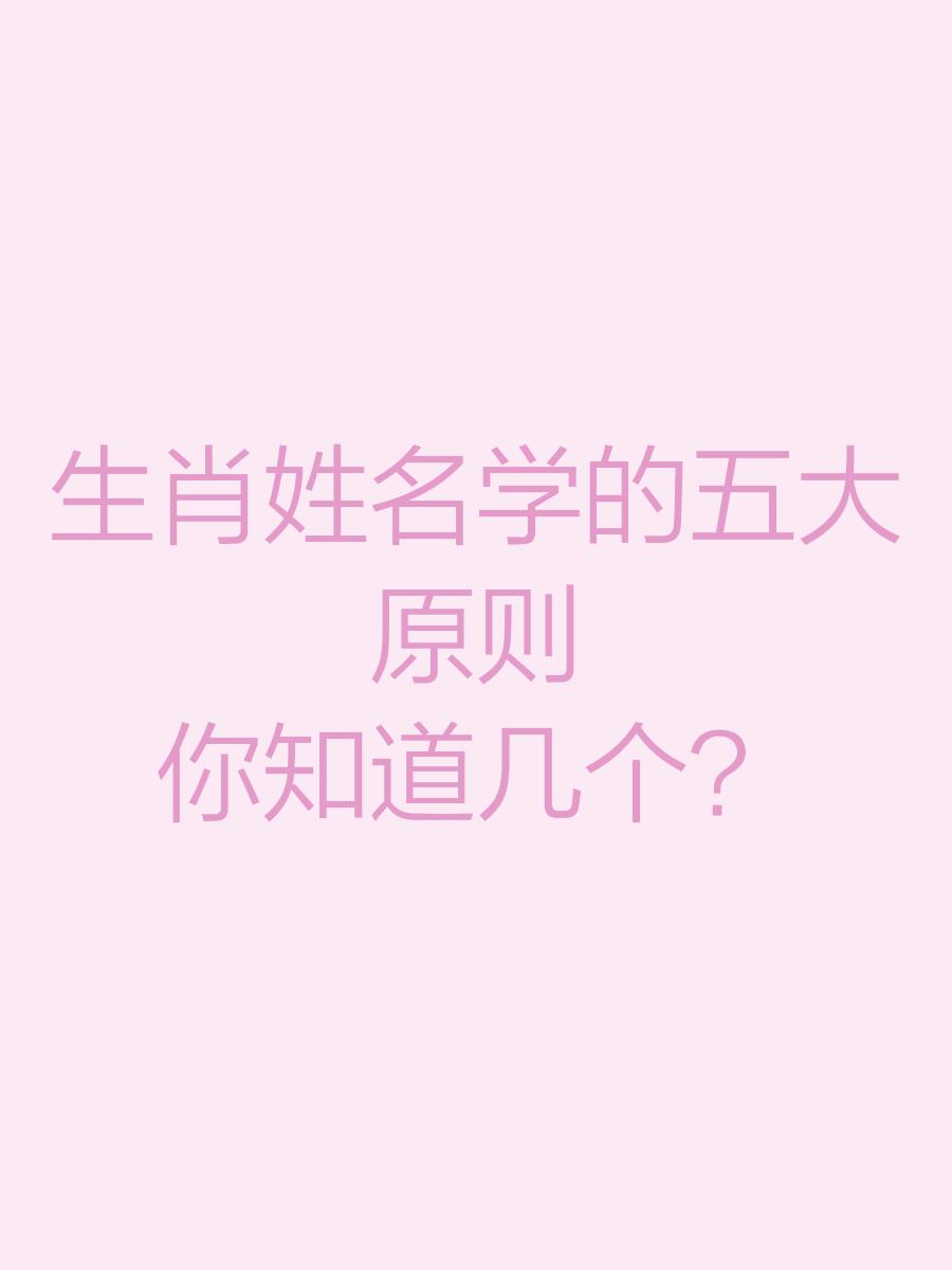 名字原则(彝族取名字原则)