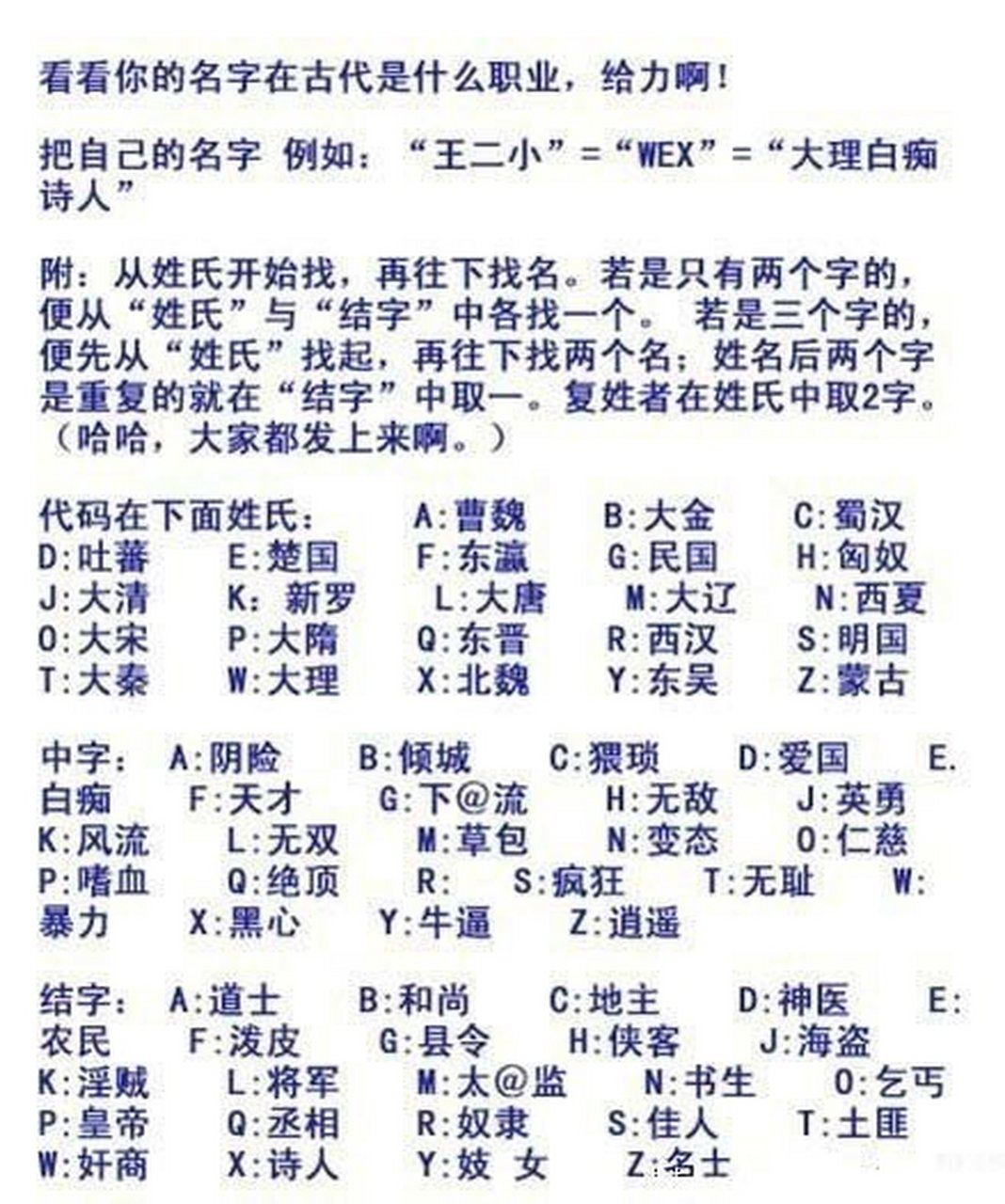起名字测评(起名评分测试免费)