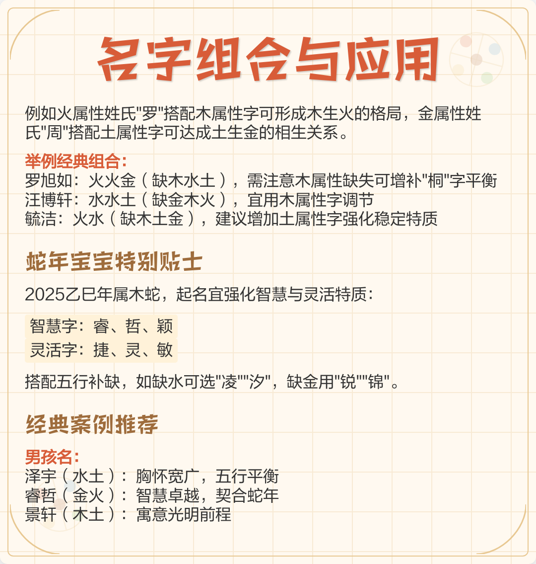 全面起名技巧