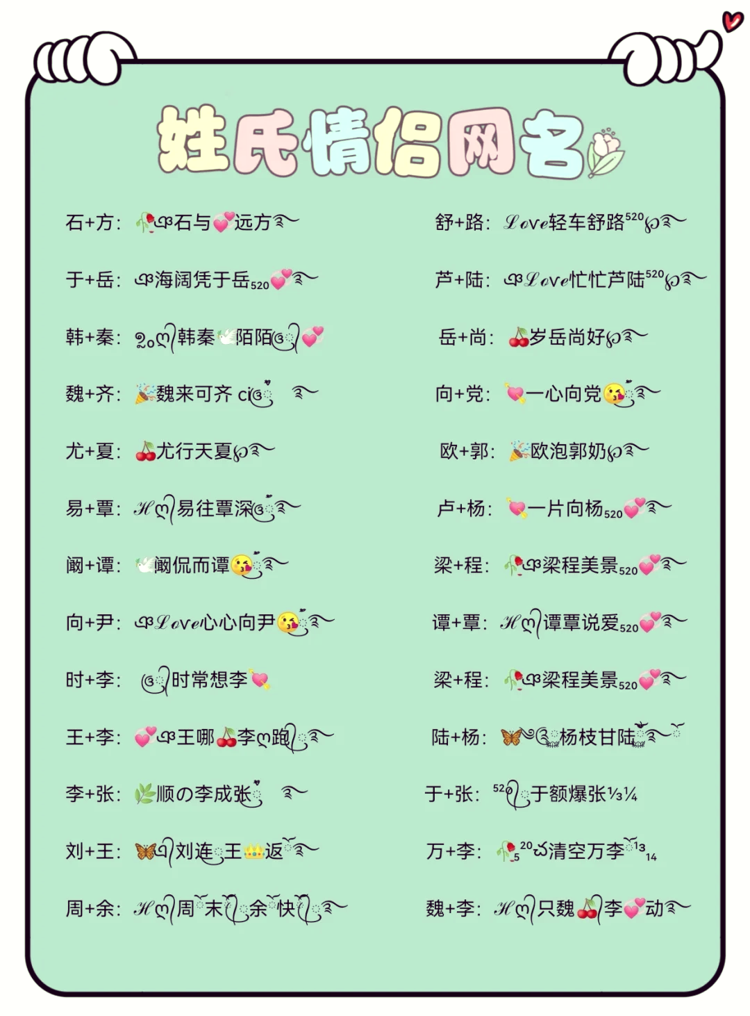 姓名相加测试两人关系 姓名相加测试两人关系