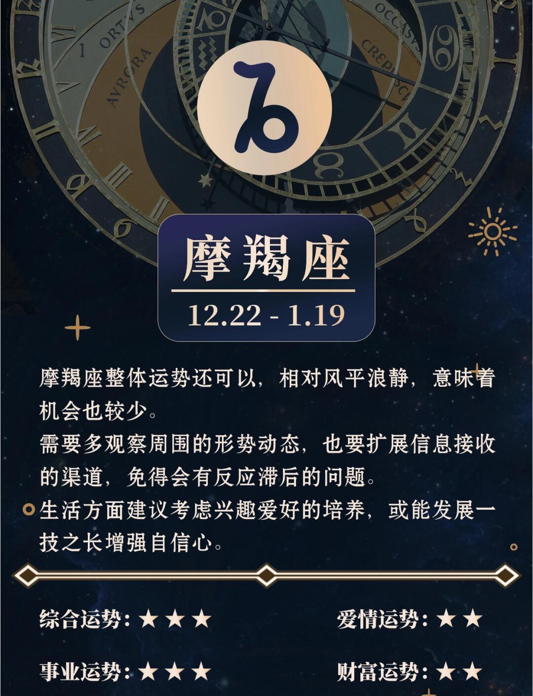 摩羯座明日运势预览图