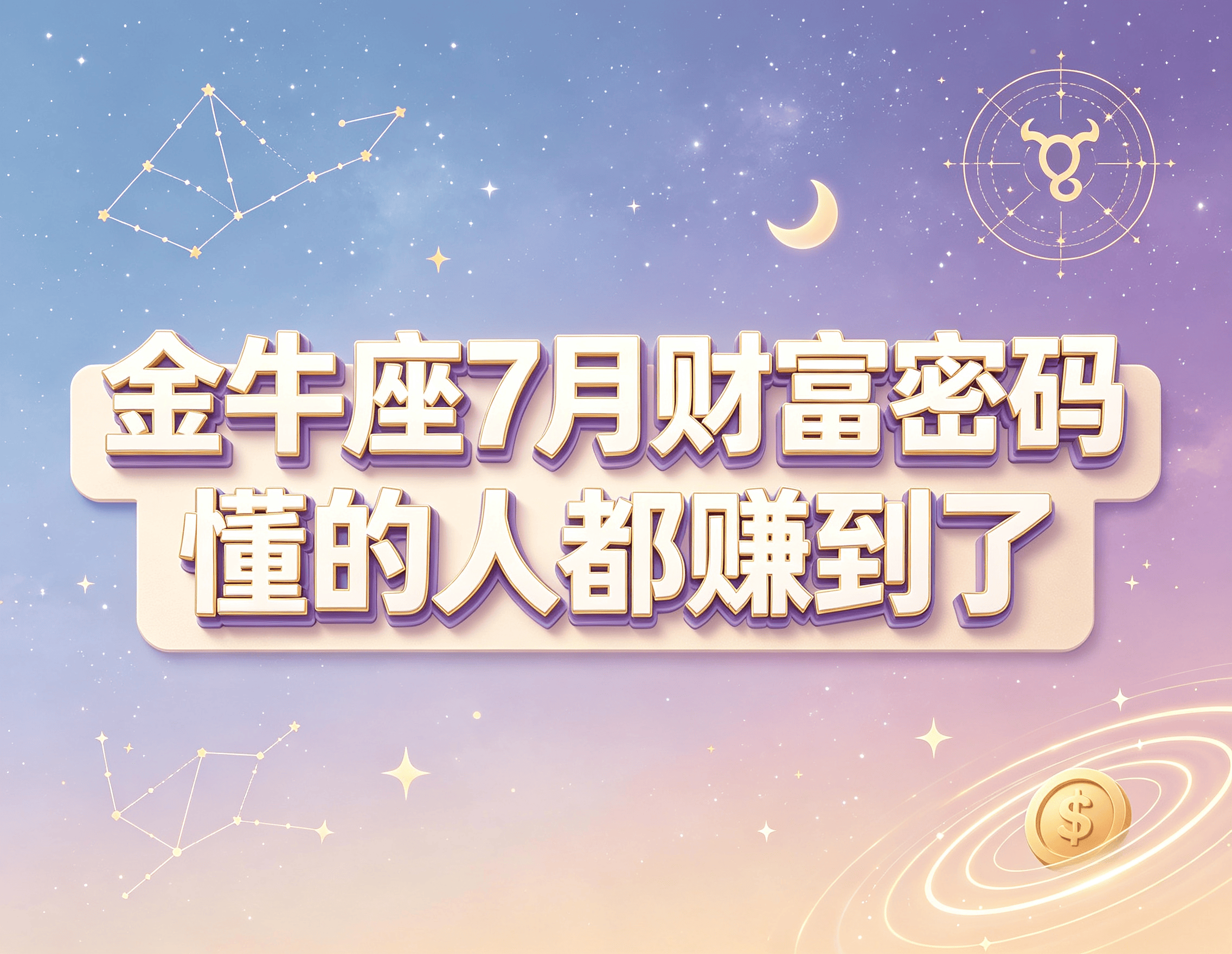 金牛座今日财运解析