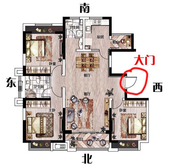 自建房坐东朝西最佳户型图 自建房坐东朝西最佳户型图