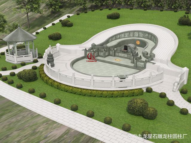 墓地设计图和效果图