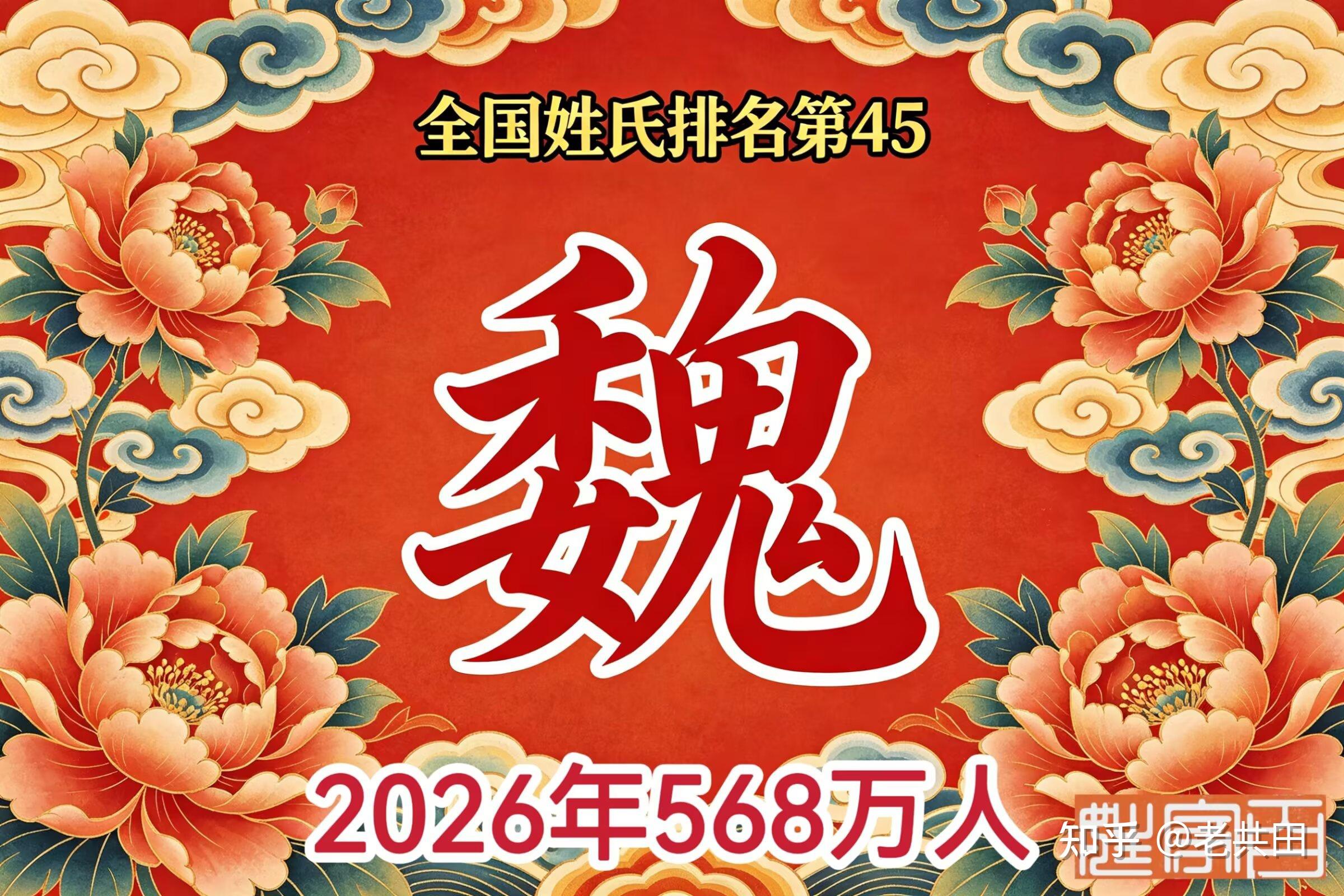 百家姓氏排第一的是哪个