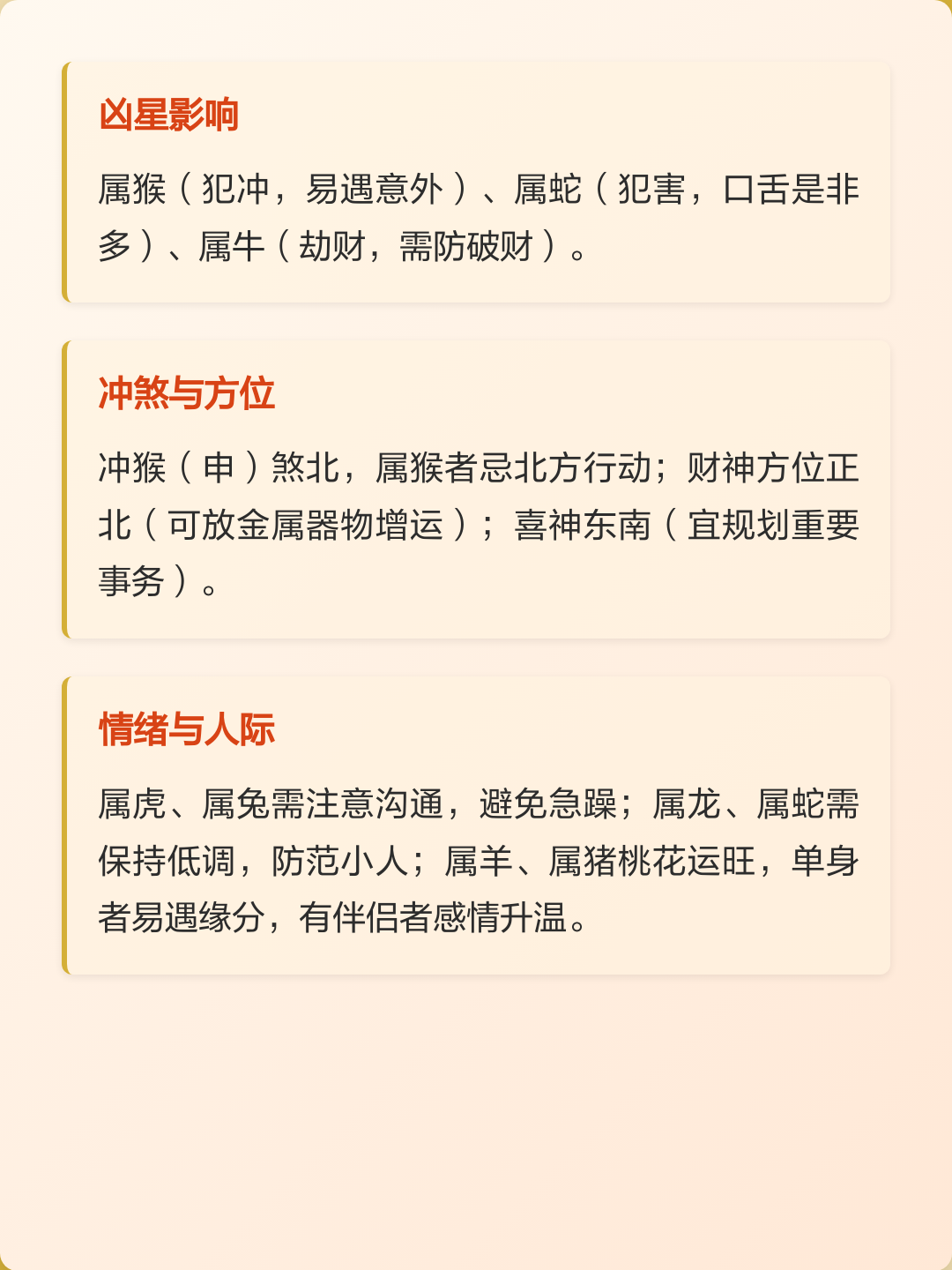十二生肖要点