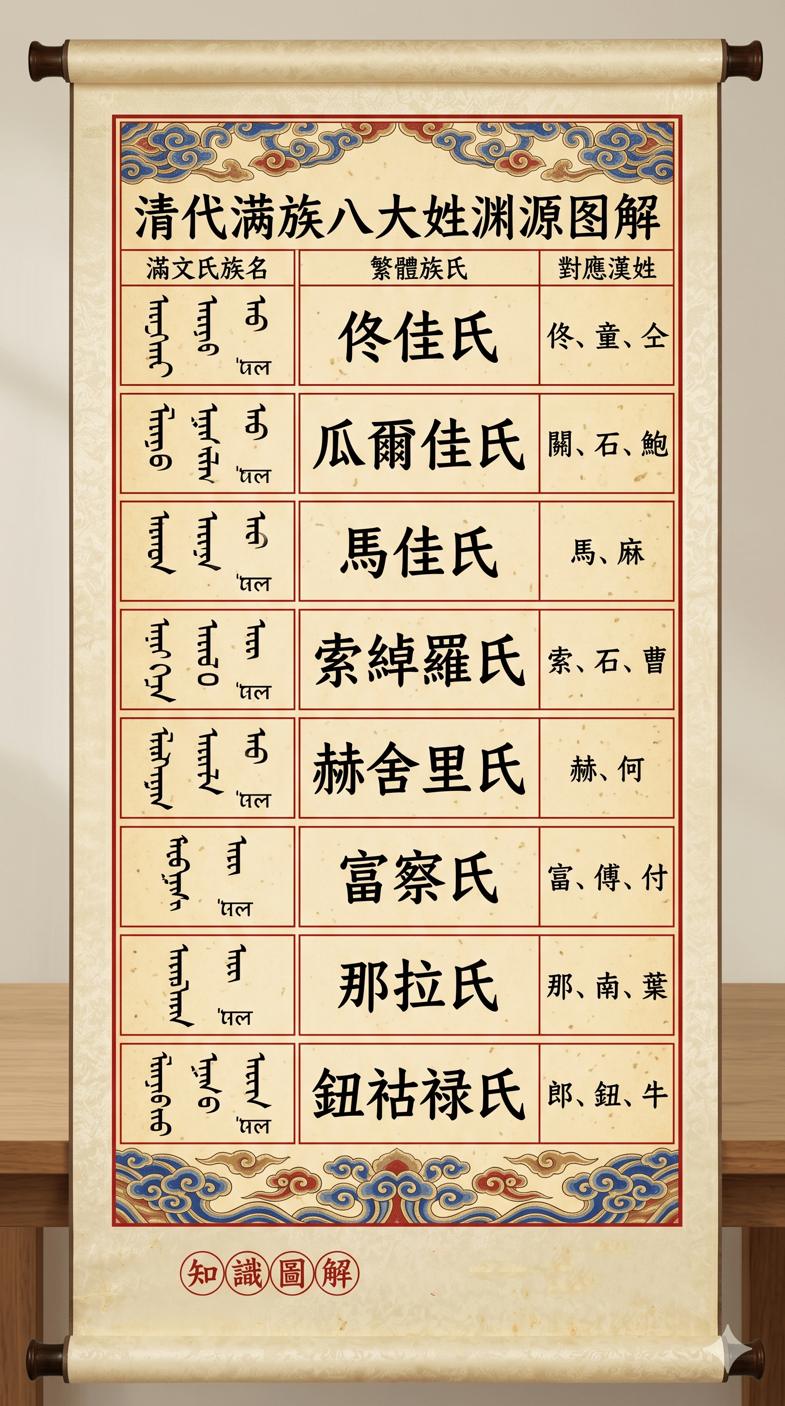 三个已经灭绝的姓