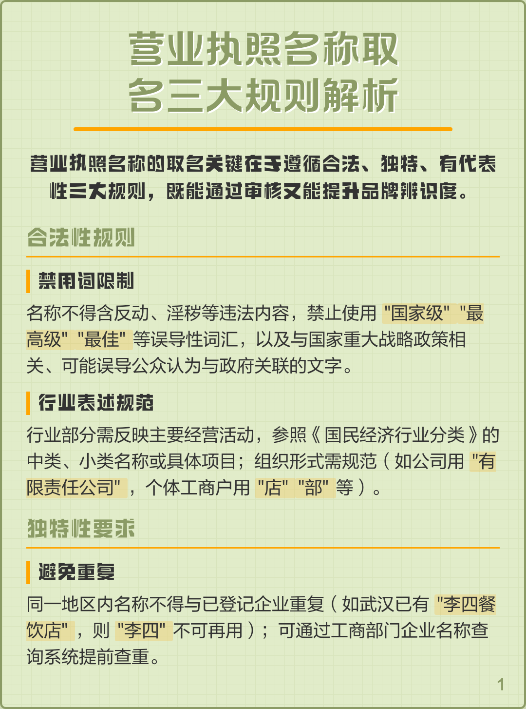详细取名规则