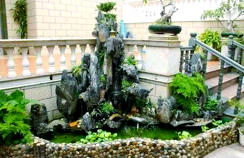 庭院假山的风水讲究