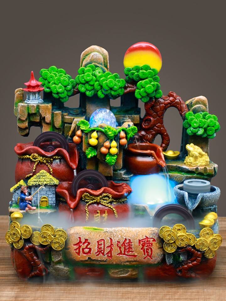 关于风水布局图片招财带来好运的信息