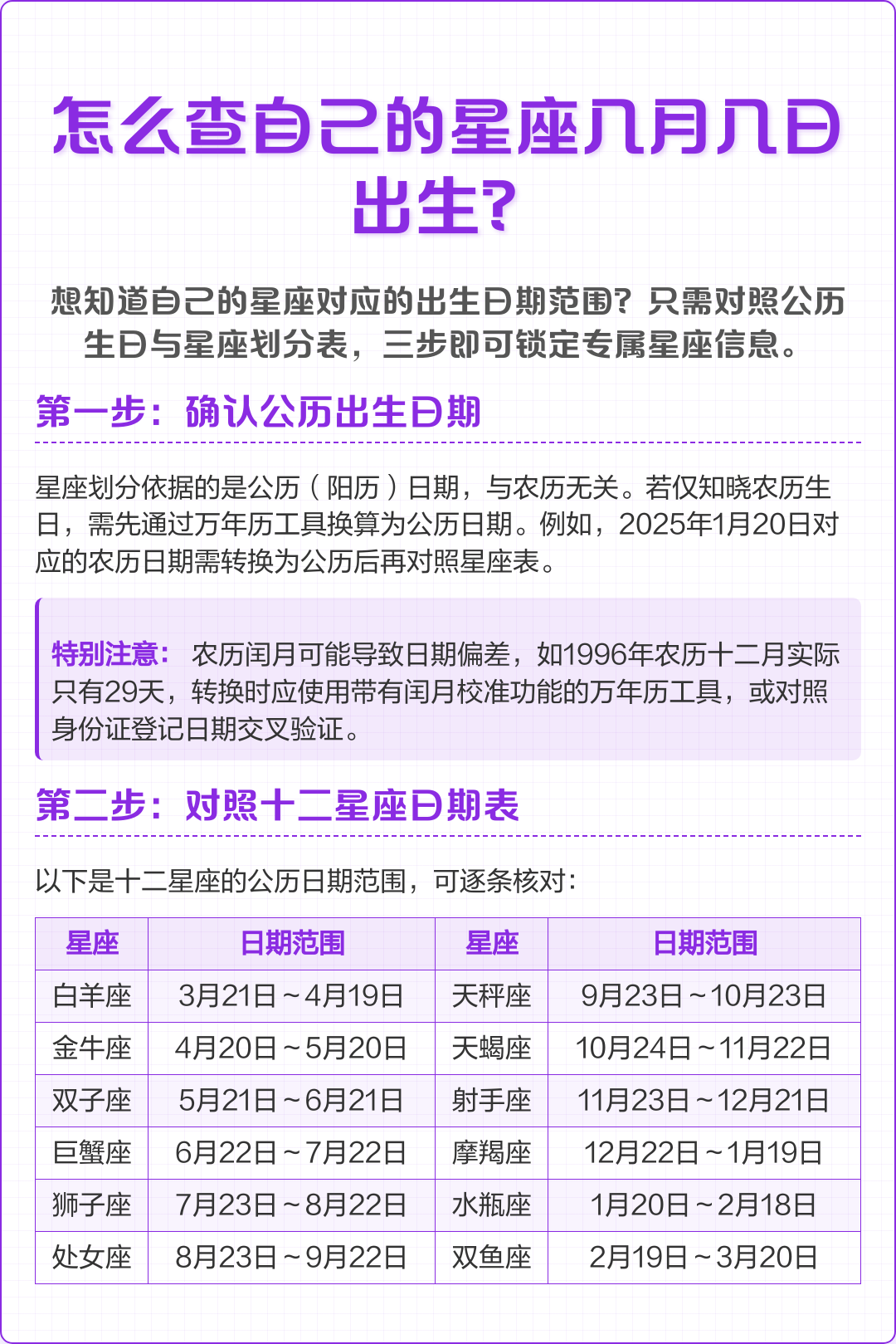 免费查询个人星座 免费查询个人星座
