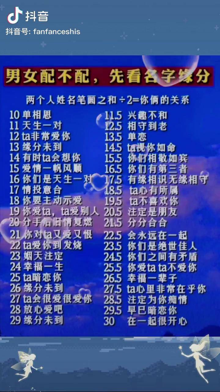 姓名测测试