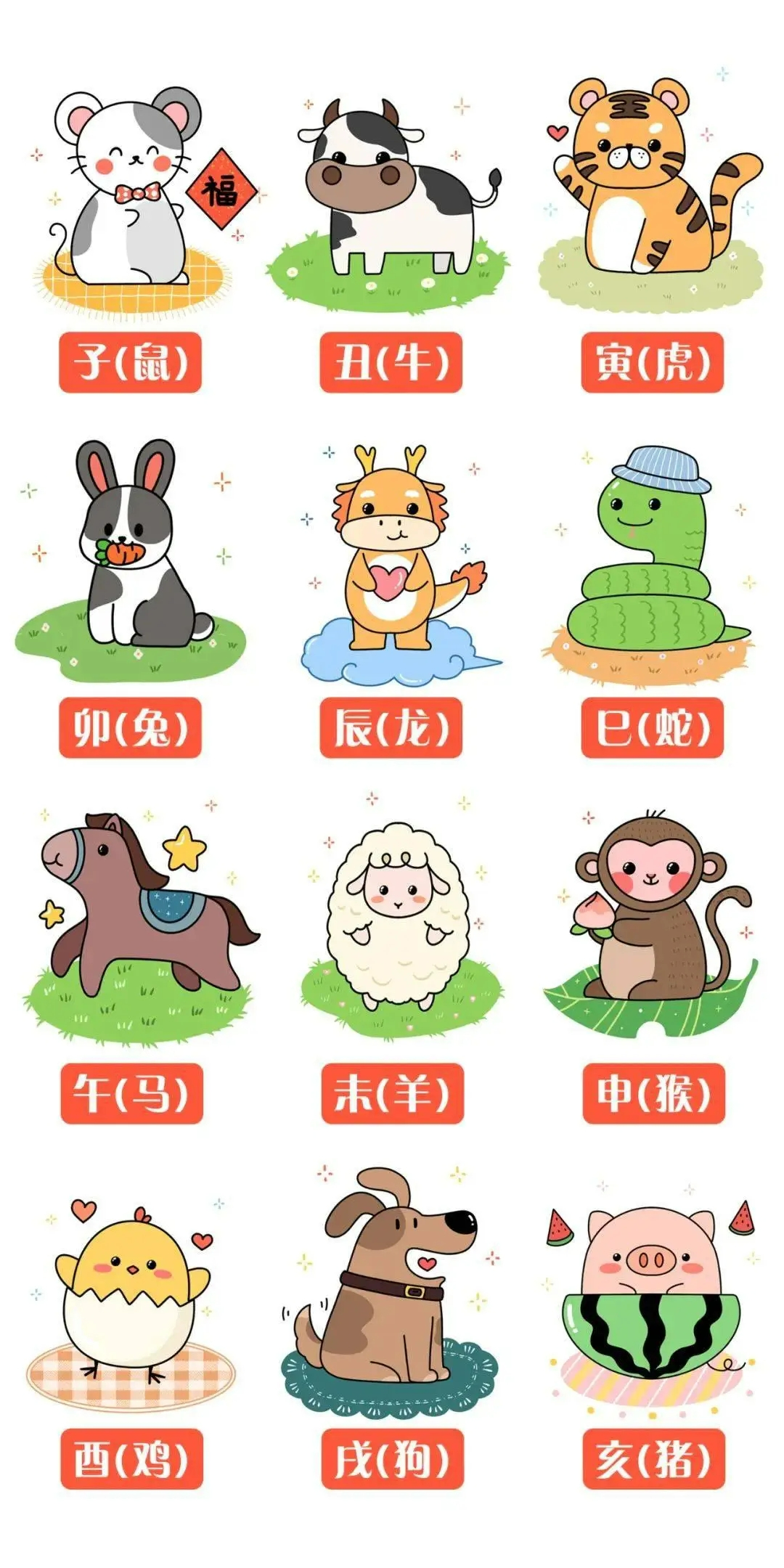 完整版十二生肖