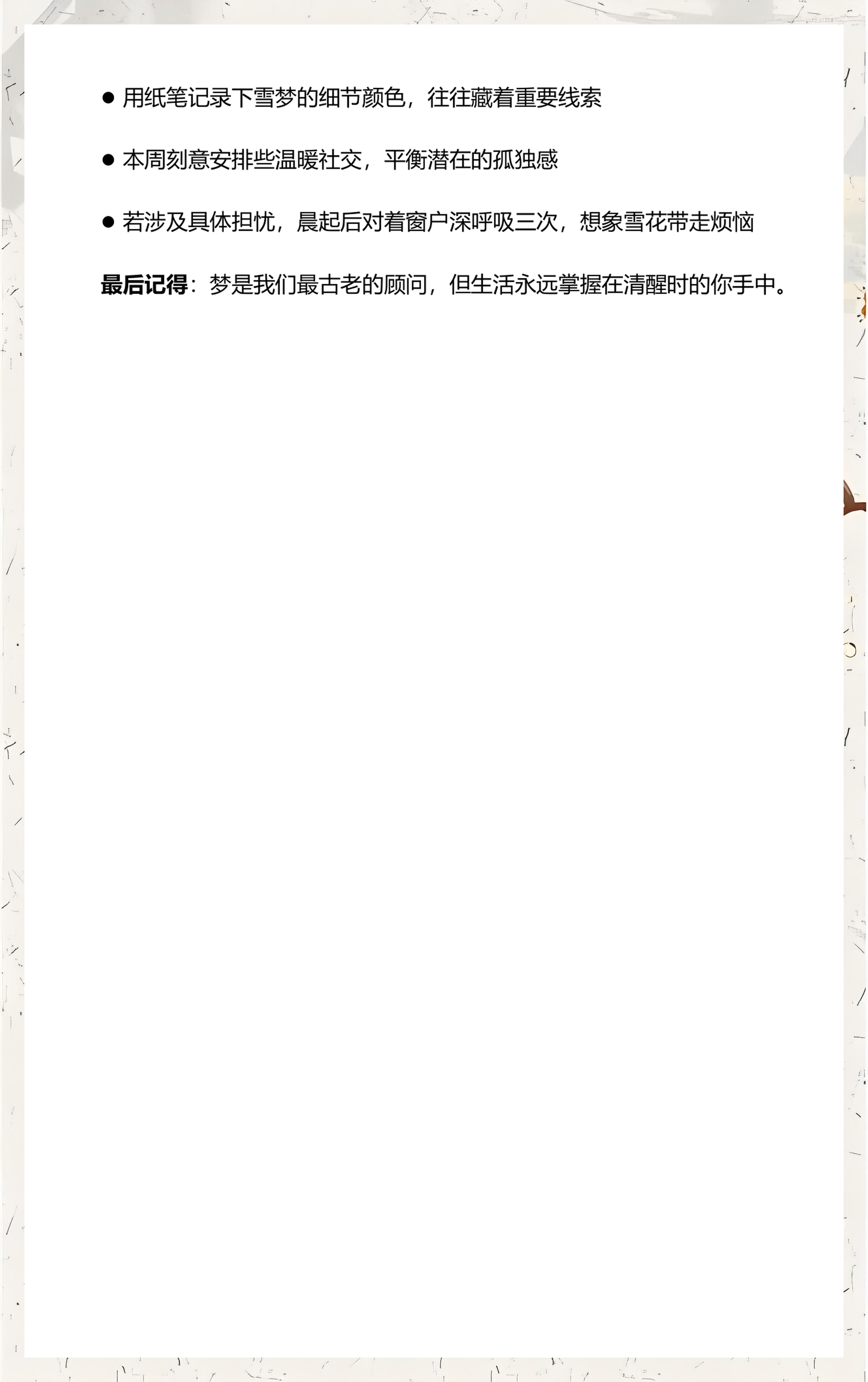 周公解梦下雪的吉祥寓意