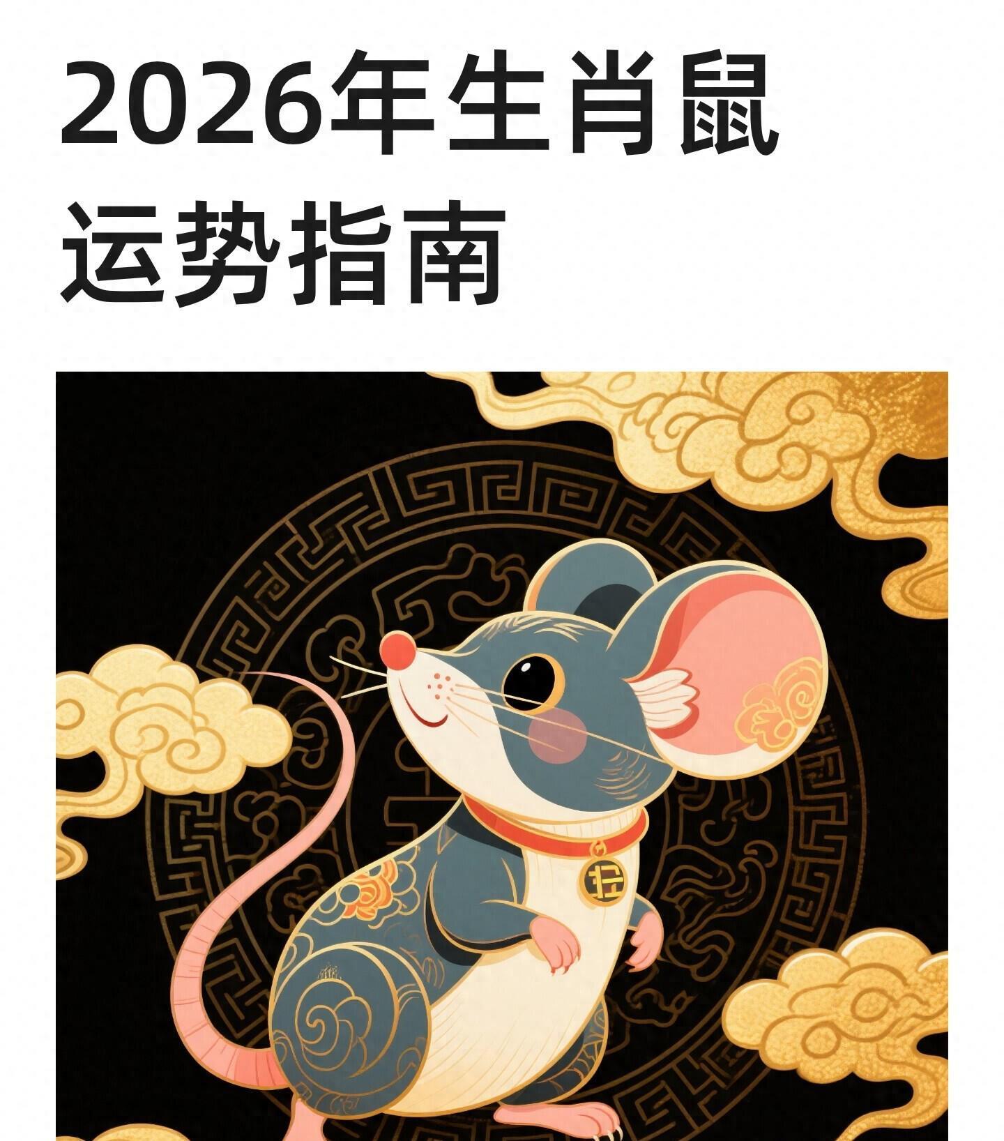 生肖鼠今日运势查询