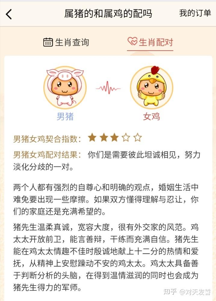 生肖配对查询