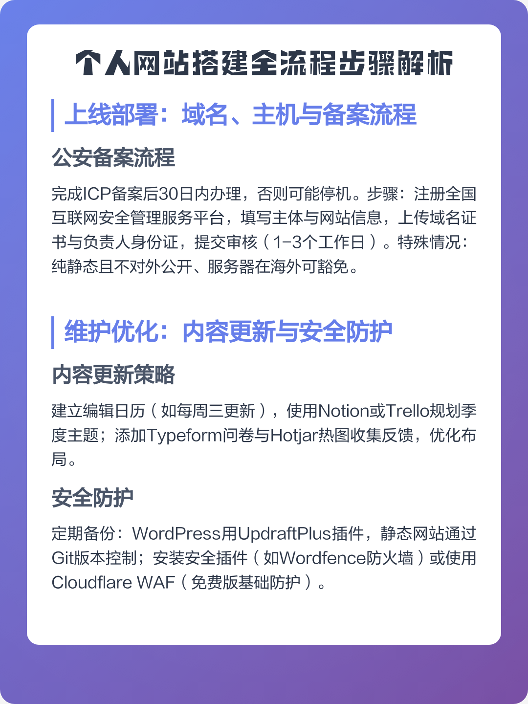 网站运程流程
