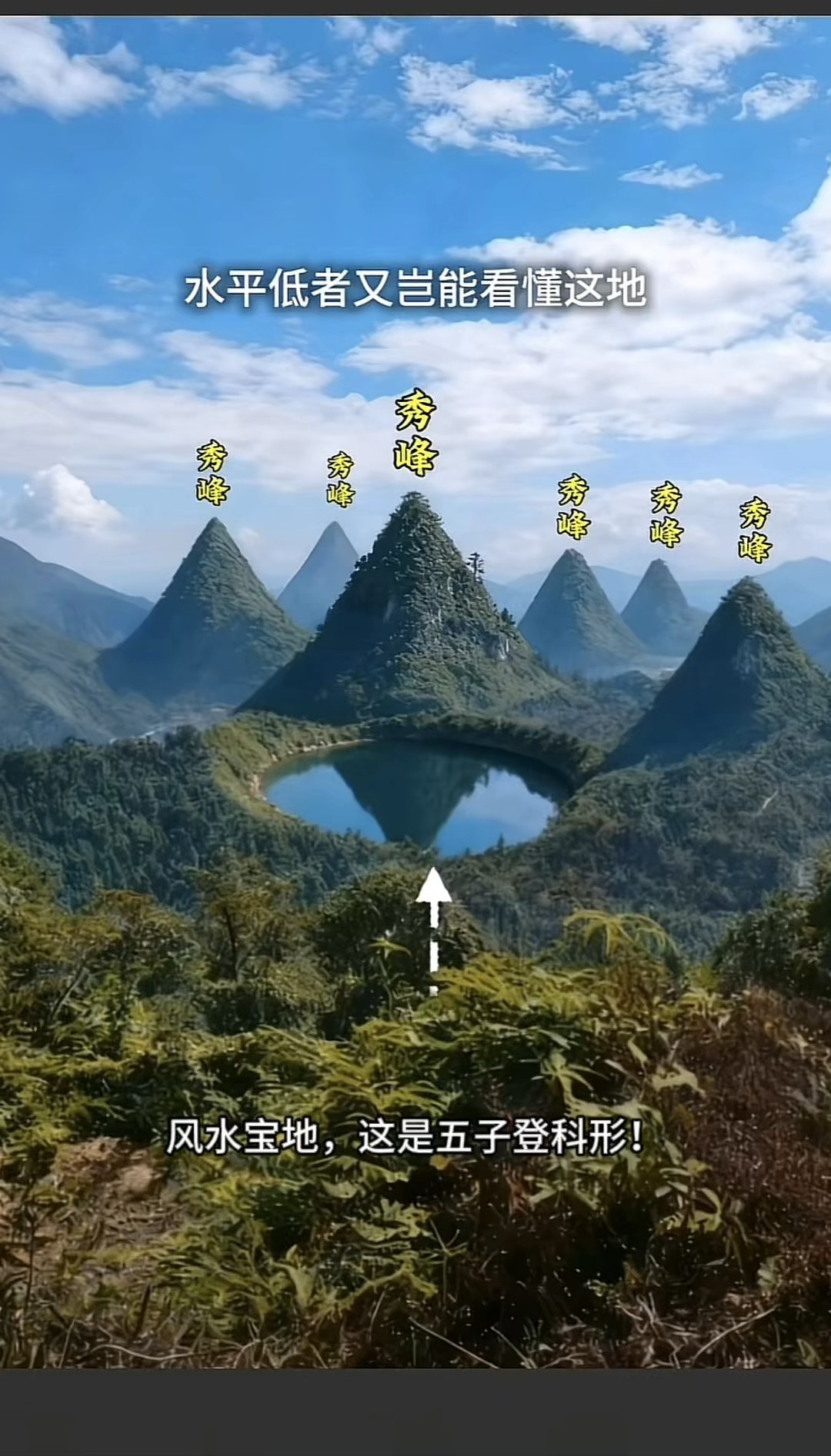 风水宝地地形图解