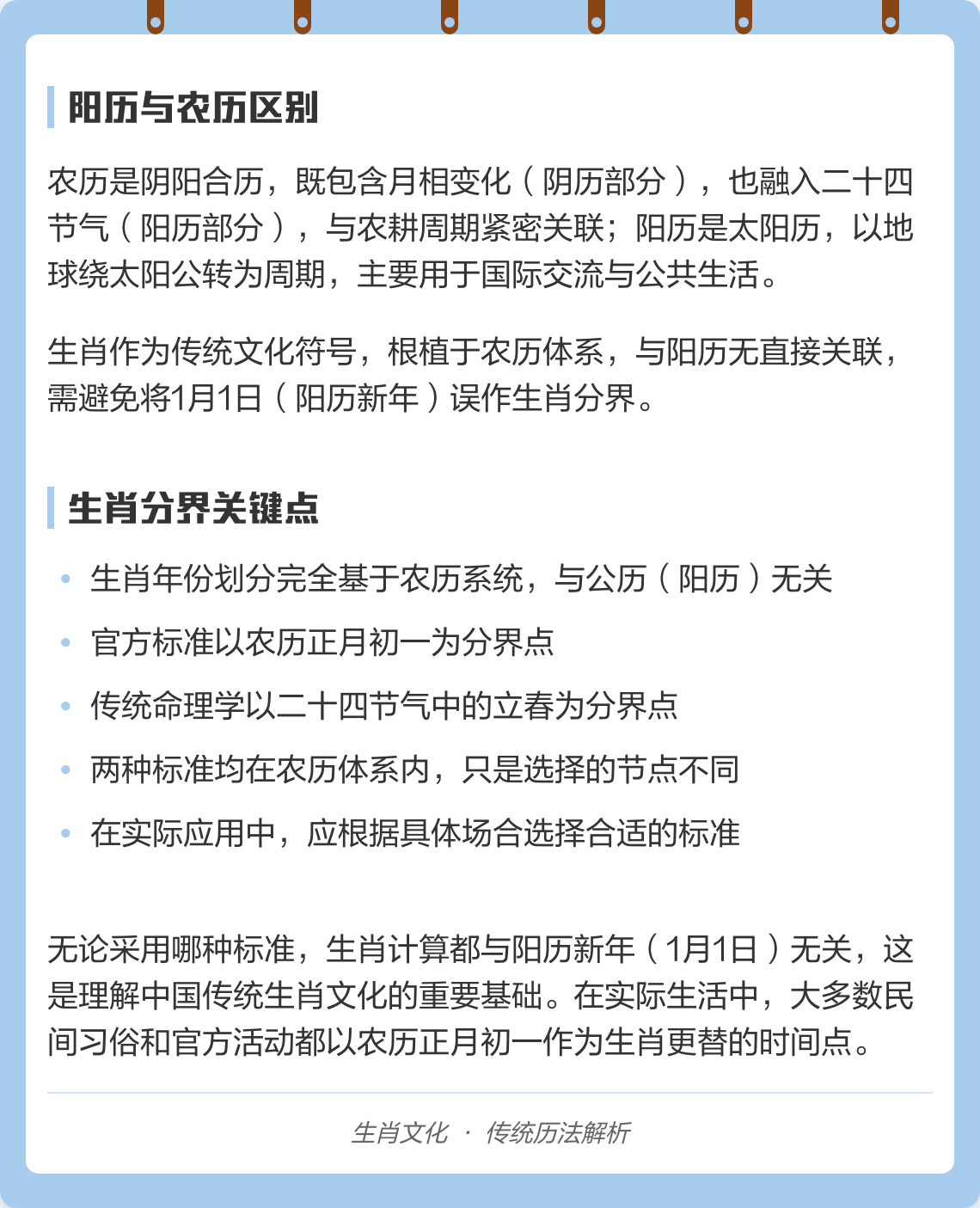 生肖是按阴历还是阳历划分的