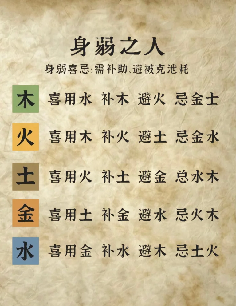 姓氏喜用神