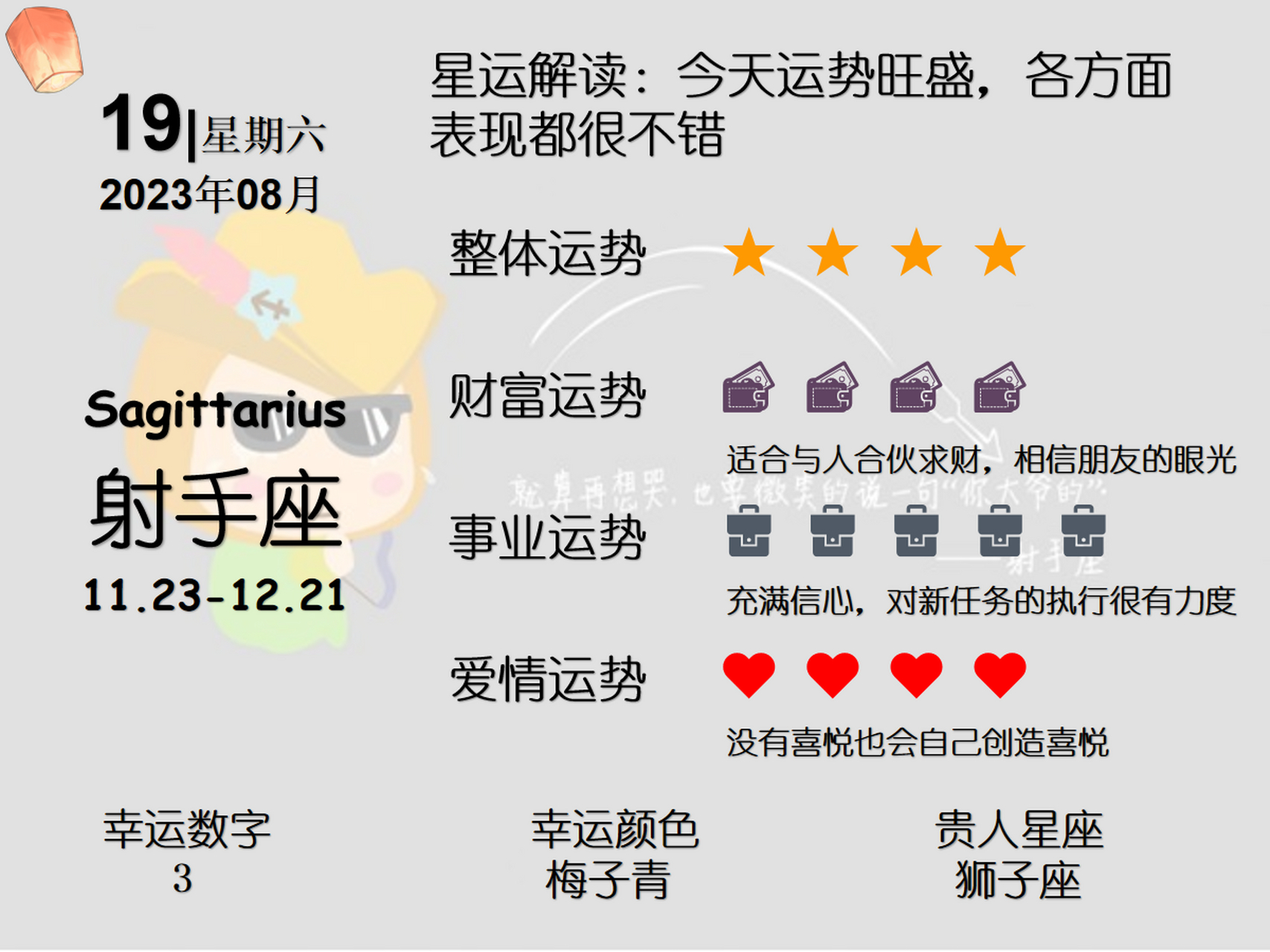 星座运势分享
