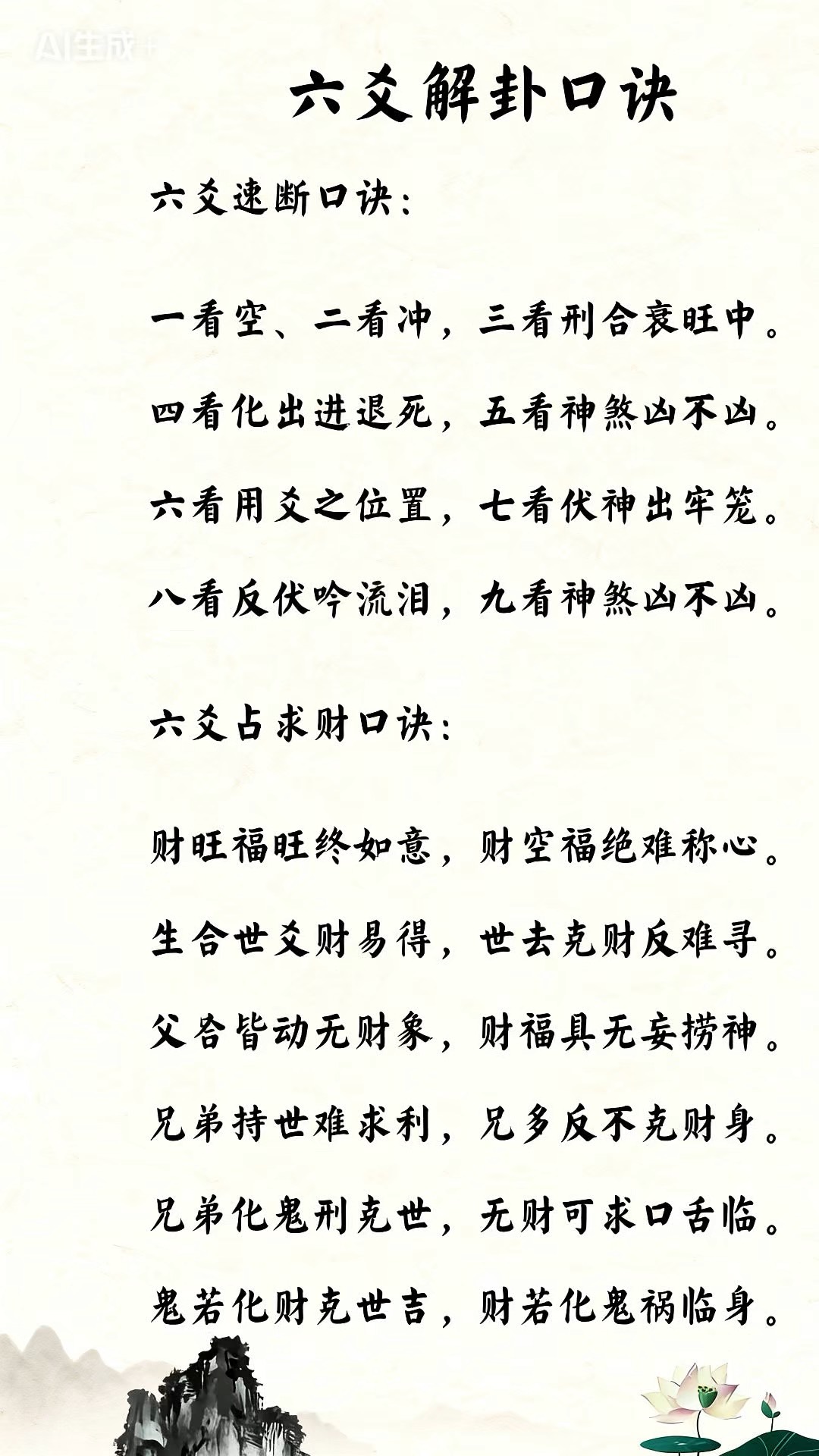 在线六爻摇卦免费