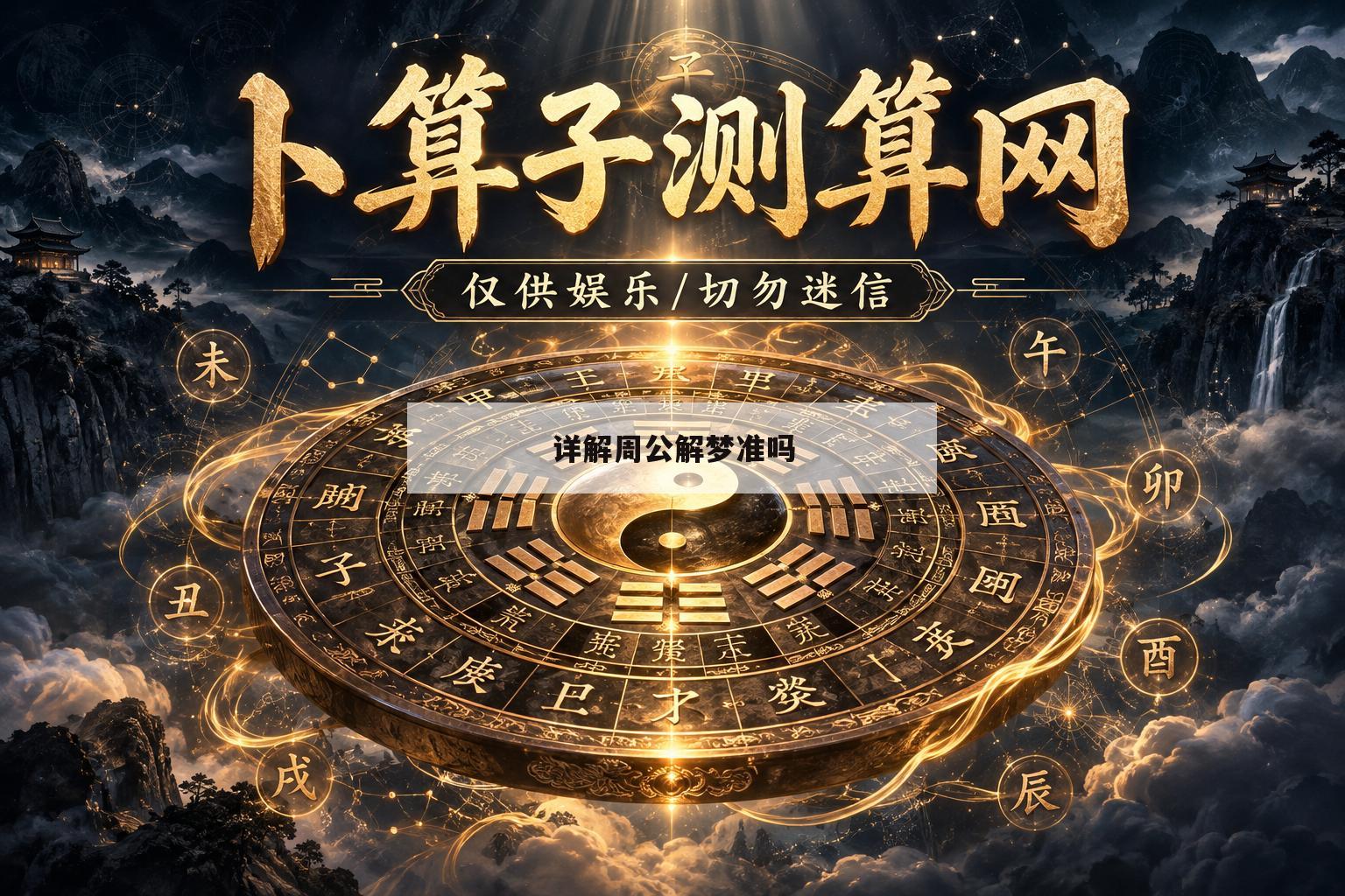详解周公解梦准吗(详解周公解梦准吗能信吗)